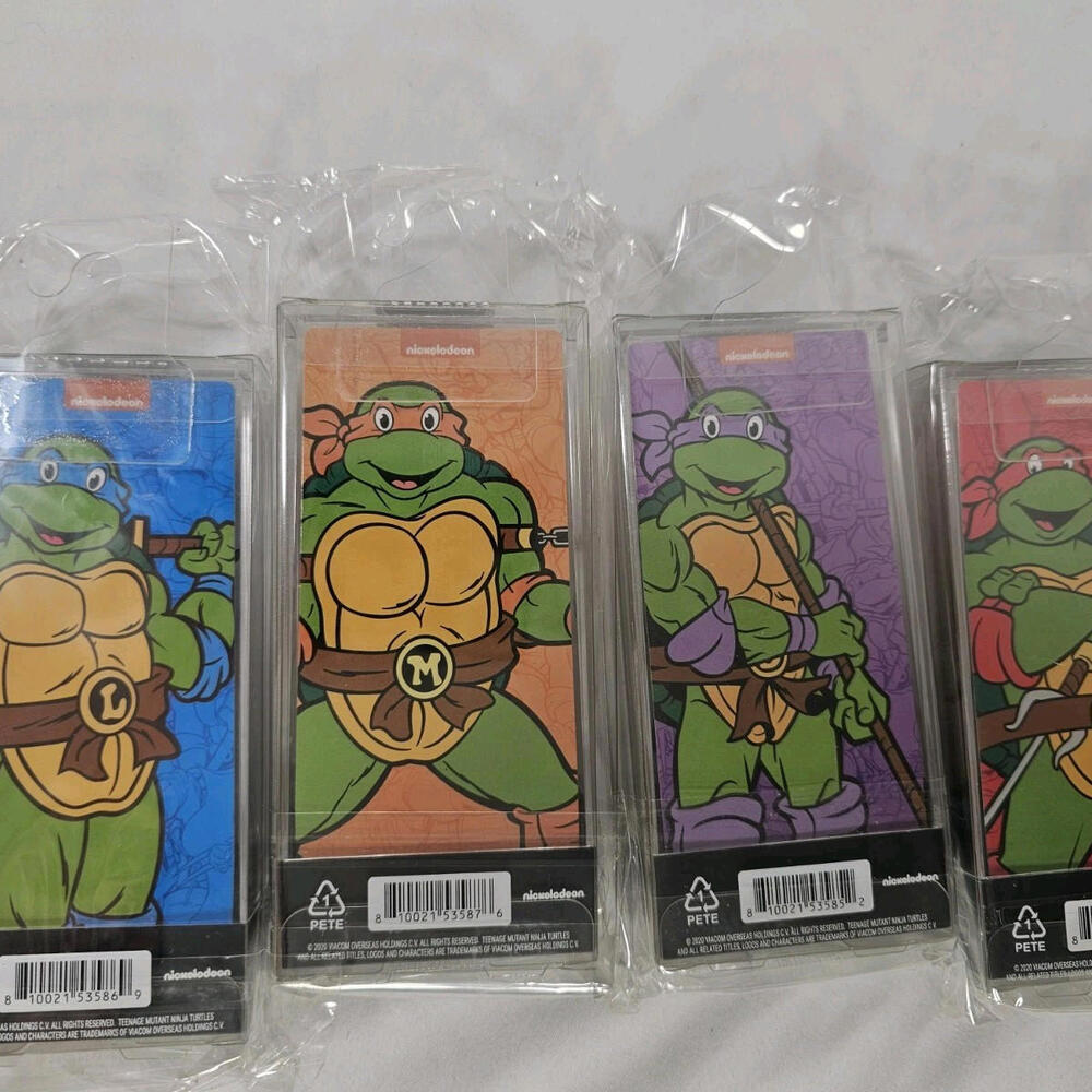 FiGPiN  Set Of 4 Teenage Mutant Ninja Turtles Enamel Pins MINT 566 567 567 569 - Picture 7 of 7